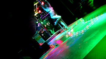 Stripper at Eds Bar on Titty Tuesday, Grafenwoehr, Germany