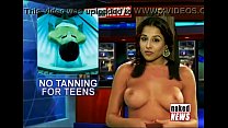 Vidya Balan espectáculo de tetas desnudas
