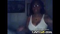 Chubby Ebony College Girl on Webcam - camg8
