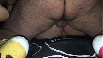 SMALL HAIRY FAT GETTING IN AND GETTING DOWN WITHIN