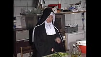 German Nun Assfucked In Kitchen