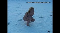 Lindsay en la nieve