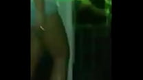 Girl with no underwear shakes her ass in a club