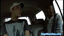 Blacks On Boys - Gay Hardcore Bareback Interracial Porn Video 10