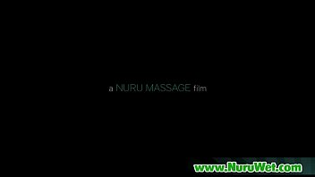 Busty slut gives oil nuru massage 08