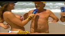 Spiaggia di ferning nudo HD di donna
