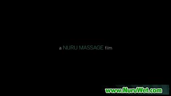Slippery massage with nuru gel from asian sexy babe 05