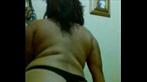 Mexican dancing in thong