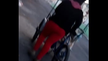red ass on the street
