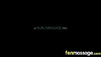 Gorgeous Skinny gets a massage 20