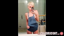 Слитая в сеть обнаженная знаменитость Miley Cyrus, трах 2