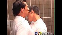 David is becoming accustomed to prison life by sucking cock