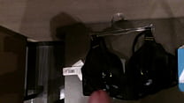 Cum on bra in store change room and put it back on shelf