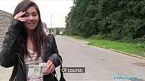 Agente pubblico Asian ragazza scopata da uno sconosciuto per soldi