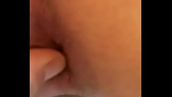 pushing cum out from my asshole