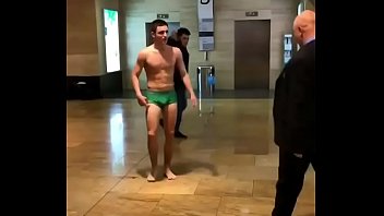 brave dude strips naked in crowded place