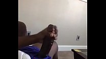 Black man punching a bronha (without cum) delicious dick
