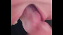 Close up engolir porra