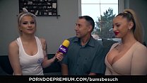 BUMS BESUCH - La pornostar tedesca procace Dana Jayn si scopa una fan amatoriale matura