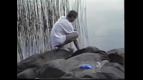 Papai norueguês tomando banho (cerca de 1990)
