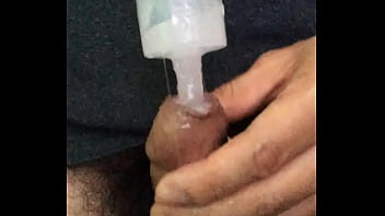 Insertion of lube with Syringe into urethra 2