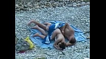 Vídeo de sexo Voyeur na praia