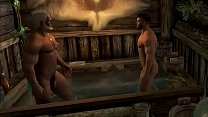 Skyrim Hot Bath after the Battle