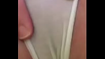 Pissing her panties