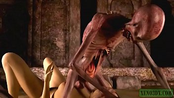 Geiler Wächter des Friedhofs. Monster Porno Horror 3D