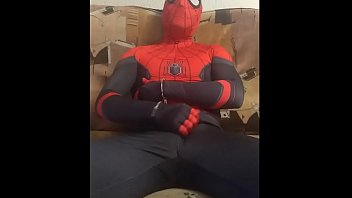 ゲイスパイダーマンソロスパンデックススーツ
