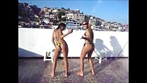 2 Sexy Brazilian Teens shaking ass