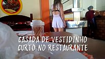 Кристина Алмейда хвастается в ресторане в коротком платье, снятое куколдом ее мужа