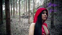 Tatiana Morales, Cappuccetto Rosso, si perde nella foresta e mangia il lupo speciale di Halloween