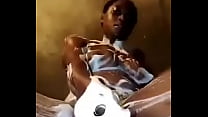 kenyan bitch masturbating infront of the the camera for me in the shower