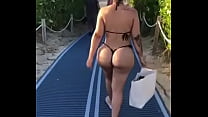 Sexy @xbadlatinax Walking Away