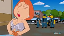 Cena sexy da lavagem de carros - Lois Griffin / Marge Simpsons