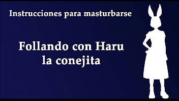 JOI hentai avec Haru de Beastars. Avec voix espagnole. Style velu.