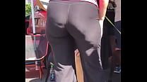 Older lady with rich buttocks