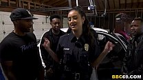 Policial Eliza Ibarra Deepthroats Every Big Black Cock