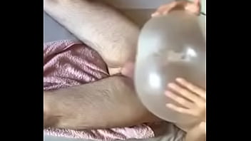Balloon Handjob Geo Donut Balloon Sperm