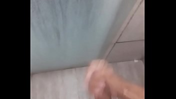 Sexy gifted young woman banging one in the bathroom