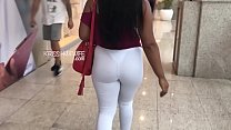 Kriss Hotwife Going to Workout In Sheer Pants To Drive Males Crazy In The Gym