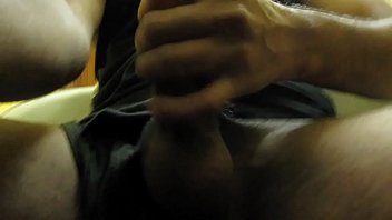bangalore guy jerking his big cock and lot's of cum