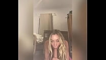 busty blonde cumming with vibrator