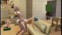 Amici intimi che si divertono con The Sims 4