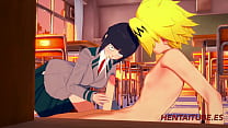 Boku No Hero Hentai - Jiro Kyoka & Kaminari Denki Sex en classe Branlette, pipe, branlette et baisée 1/2