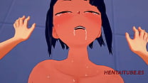 Boku No Hero Hentai - Jiro Kyoka & Kaminari Denki Sex en classe Branlette, pipe, branlette et baisée 2/2