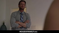 RoughFamily.com ⏩ Unemployed Step Daughter Grinding The Man of the House - Nikki Peach