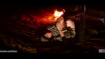 Настоящая анальная девственница связана в пустыне ночью для тренировки анала и анала со ртом пальцами и жесткой греблей - из настоящего документального фильма о грубом сексе и доминировании (Брук Джонсон)