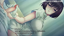 Sakusei Byoutou, геймплей, часть 1, дрочка в перчатках - игры с камшотом